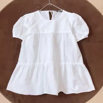 ZARA 자라 반팔 퍼프 슬리브 상의 티셔츠 화이트 인기 완판 봉긋한
