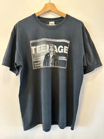 NIRVANA 커트 코베인 TEENNAGE 빈티지 T셔츠 L