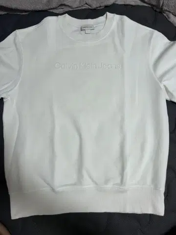 Calvin Klein Jeans 화이트 트레이닝복