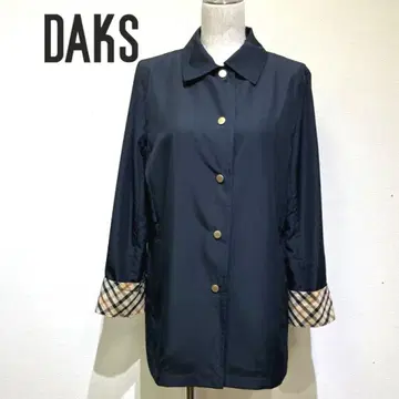 DAKS 닥스 나일론 자켓 사이즈 40 이탈리아제 체크 소매