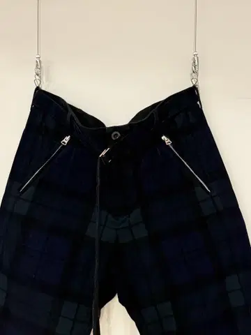 sacai 타탄 체크 본지티 팬츠