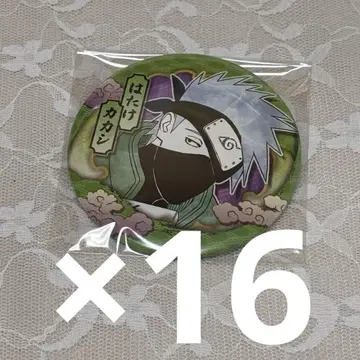 나루토 컬렉션 캔뱃지 카카시 16점