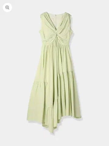 laubeblanc lrregular hem twist dress