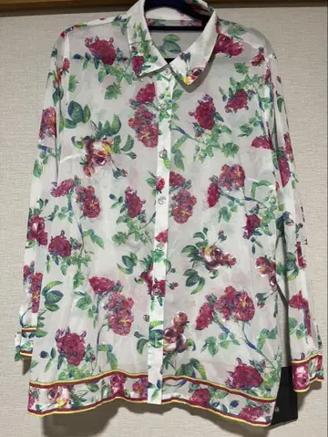 토벨 벨바라 꽃무늬 긴팔 면 셔츠