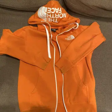 THE NORTH FACE 오렌지 후드티