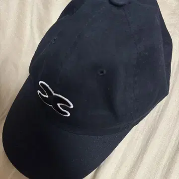 S_SIL 블랙 자수 로고 캡 SSIL