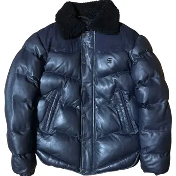 G-STAR RAW 웨스턴 푸퍼 재킷 XS 양가죽