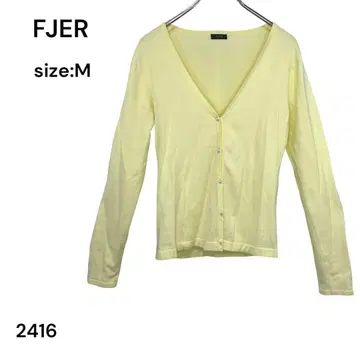 FJER 가디건 상의 긴팔 M 냉방병 예방 자외선 패션 아이템