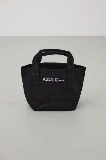 AZUL by moussy 로고 자수 미니 토트백