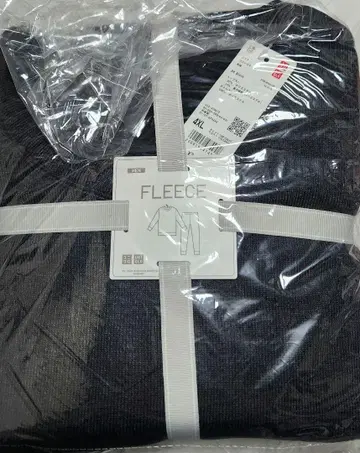 니트 플리스 세트 블랙 4XL 유니클로 UNIQLO 빅 사이즈