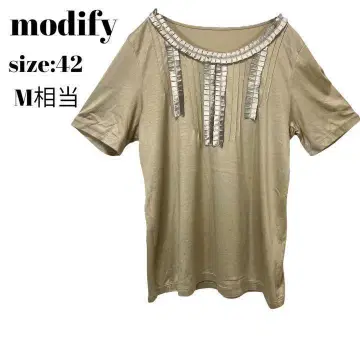 modify 모디파이 셔츠 상의 반팔 멋진 42 M