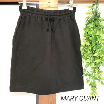 MARY QUANT 마리콴트 맨투맨 스커트 블랙