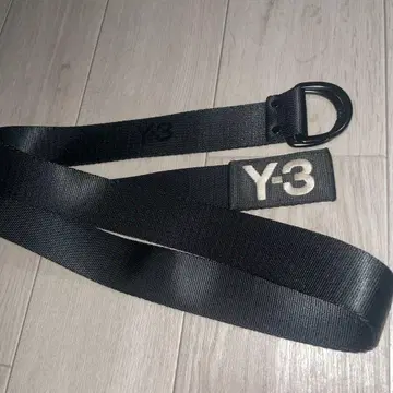 Y-3 블랙 벨트