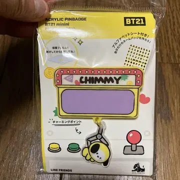 BT21 mini 치미 아크릴 핀 배지 BTS