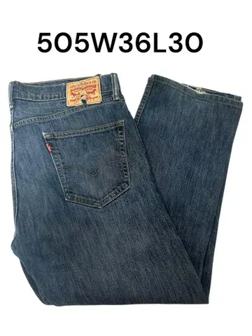 Levis 505 W36 L30 데님 청바지