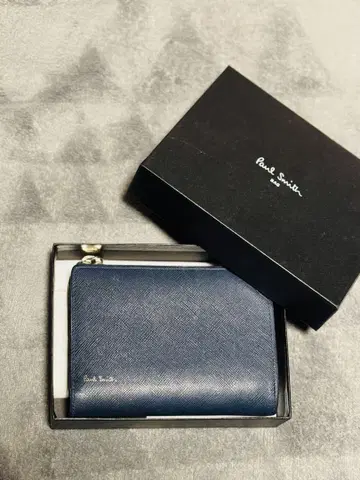 [ Paul Smith ] 지퍼 스트로우 2 접이식 지갑 네이비