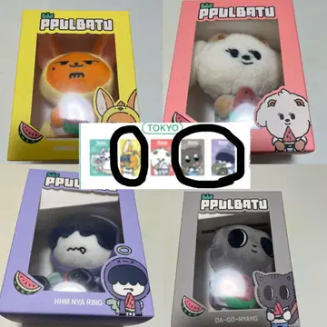 PPULBATU 뿔바투 POPUP 키링 수박 4개 세트