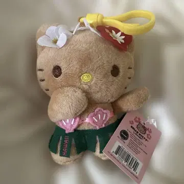 일광화상 키티 하와이 한정판 봉제 인형 키링