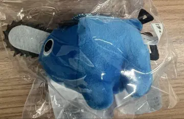 LAWSON 로손 파랑 포치타 체인소 맨 봉제 인형 키링