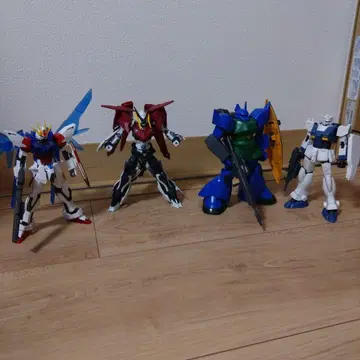 HG 건담 프라모델 4체 세트 (정크)