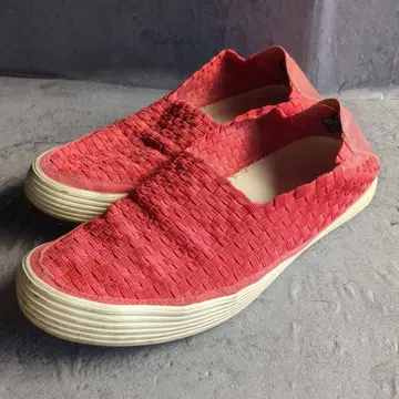 [ EA7 ] 엠포리오 아르마니 EA7 (24.5) 빨간색 슬립온