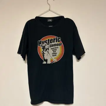 즉완 HYSTERIC GLAMOUR 그래픽 T셔츠 L 블랙