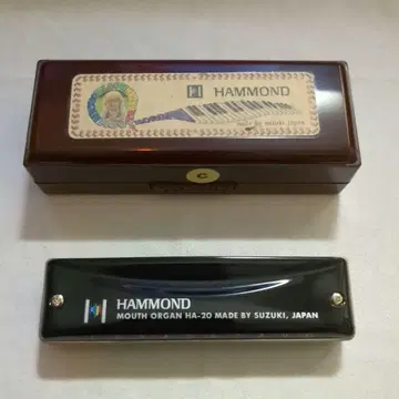 Hammond HA-20 하모니카 C 키 케이스 포함