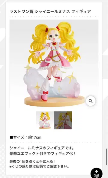샤이니 루미너스 피규어 약 17cm 이펙트 포함