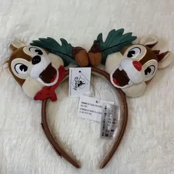 새상품! 초레어! WDW 칩과 데일 머리띠