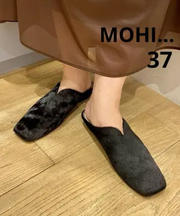 MOHI - 스퀘어토 슬립온 샌들 37