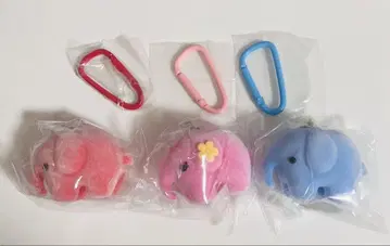 돔돔햄버거 카라비너 마스코트 3종 세트