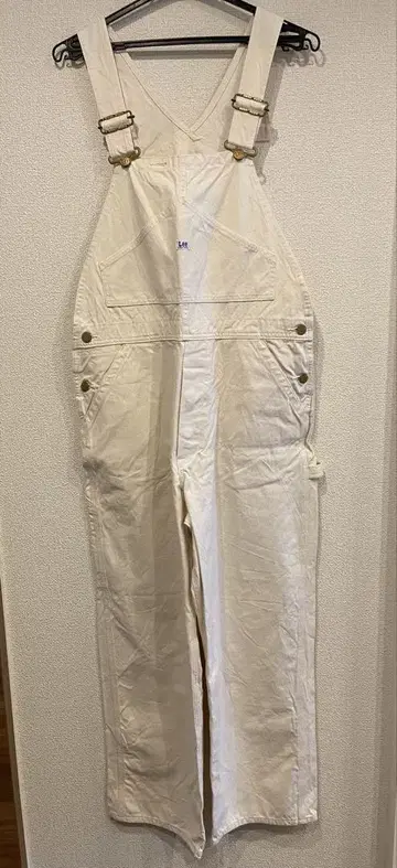LEE 살로펫 오버롤 화이트