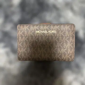 MICHAEL KORS 접이식 지갑 브라운