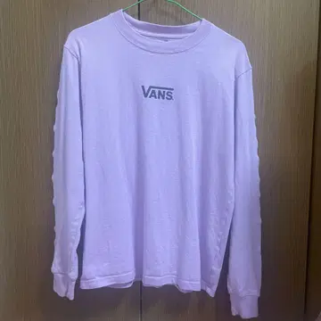 VANS 퍼플 긴팔 T셔츠