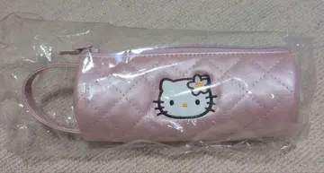헬로키티 펜 케이스 핑크 퀼트