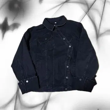 gu x rokh 데님 블루종 블랙