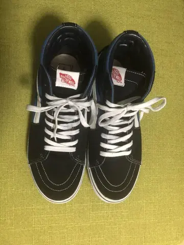 Vans 하이컷 스니커즈 블랙/블루
