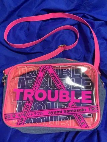 클리어 숄더백 하마사키 아유미 TROUBLE TOUR 2020