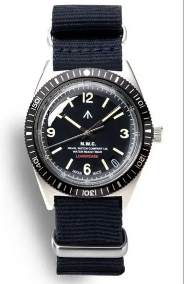 EDIFICE 별주 NAVAL WATCH NAVY 남성용