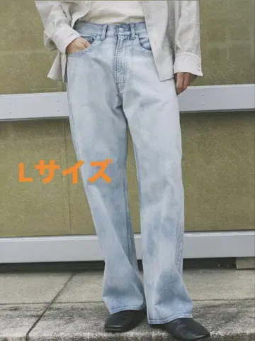 LIDNM FADED HERITAGE DENIM PANTS