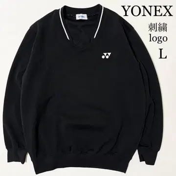 YONEX 요넥스 자수 로고 저리 맨투맨 풀오버 L