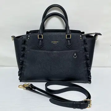 &chouette 클리어 포켓 부착 스퀘어 토트백 이타백