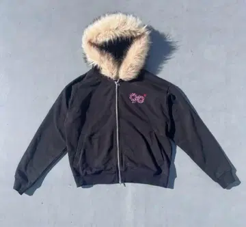 출시 적음 9090 girl Logo Far Zip Hoodie M