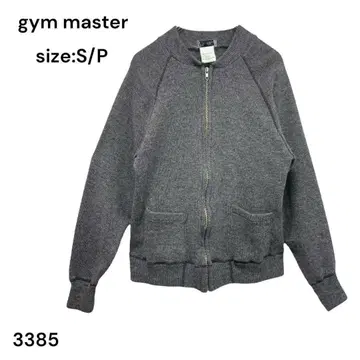 짐 마스터 gym master 니트 자켓 아우터 S/P 그레이