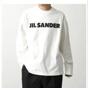 새상품 JIL SANDER 로고 프린트 롱T셔츠 긴팔