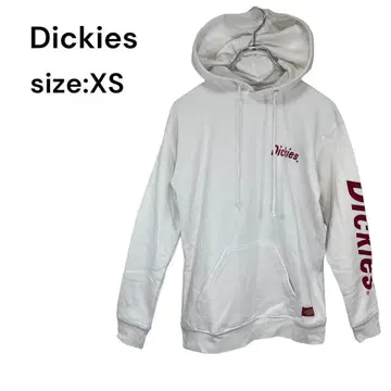 디키즈 Dickies 후드티 트레이닝복 상의 기모 화이트 XS