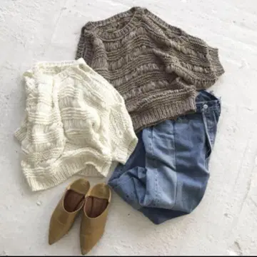 투데이풀 Open Shoulder Knit