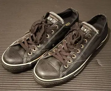 컨버스 converse 올스타 유럽인 가죽 블랙 27.5cm