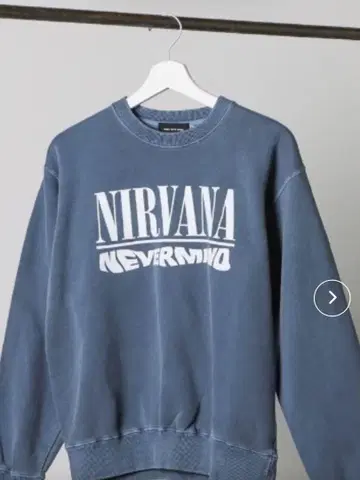 NIRVANA NEVERMIND 맨투맨 블루