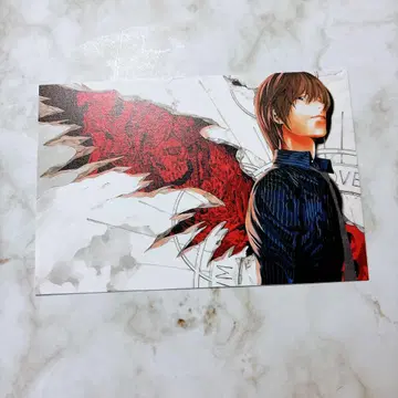 오바타 타케시전 엽서 야가미 라이토 데스노트